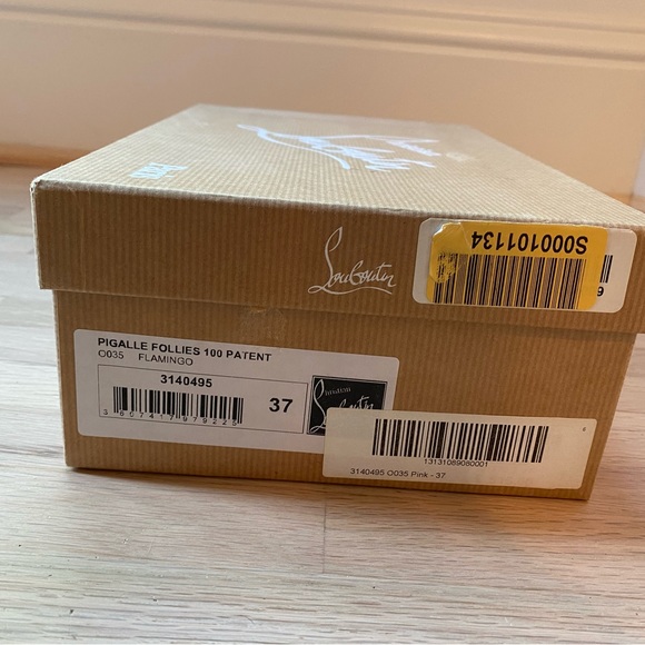 Brand new Louboutin flamingo pink pumps size 37 - Picture 3 of 8